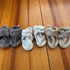 Zutano booties lot 6 months